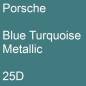 Preview: Porsche, Blue Turquoise Metallic, 25D.